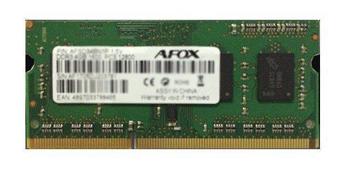 Pamięć SO-DIMM DDR3 4G 1600Mhz Micron Chip LV 1,35V