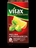 Herbata VITAX INSPIRATIONS Melisa&pomarańcza (20 saszetek) 33g zawieszka