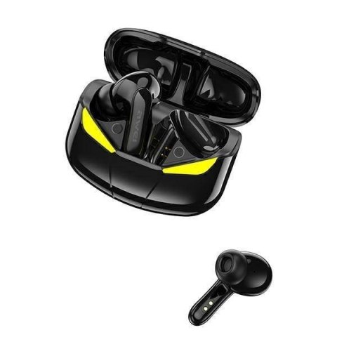 Słuchawki Bluetooth 5.0 T35 TWS + Stacja dokująca -Dla Graczy- czarne Słuchawki Bluetooth 5.0 T35 TWS + Stacja dokująca -Dla Graczy- czarne