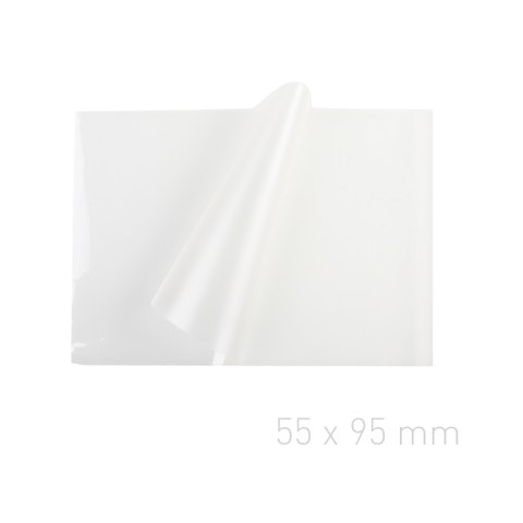 Folia laminacyjna - O.POUCH Matt / Clear 55 x 95 mm (wizytówkowa)