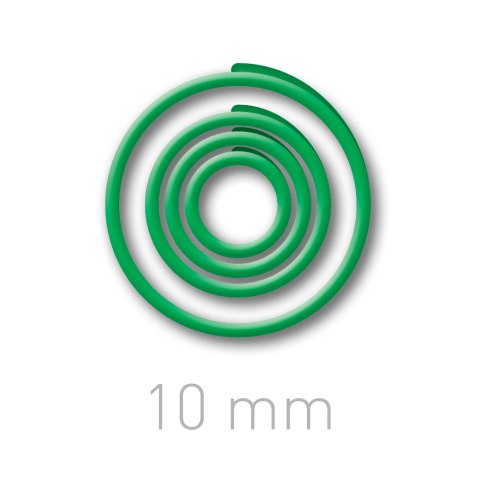 Plastikowe kółeczka do ręcznego bindowania - O.easyRING 10 mm - zielony