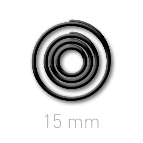 Plastikowe kółeczka do ręcznego bindowania - O.easyRING 15 mm - czarny Plastikowe kółeczka do ręcznego bindowania - O.easyRING 15 mm - czarny