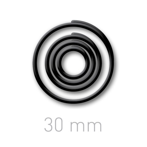 Plastikowe kółeczka do ręcznego bindowania - O.easyRING 30 mm - czarny