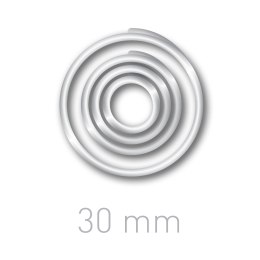 Plastikowe kółeczka do ręcznego bindowania - O.easyRING 30 mm - przezroczysty