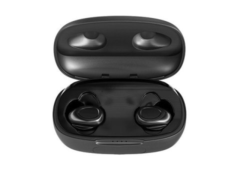 Słuchawki bezprzewodowe z mikrofonem Soho TWS dokanałowe czarne