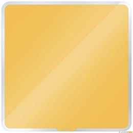 Szklana tablica magnetyczna Leitz Cosy 45x45cm, żółta, 70440019