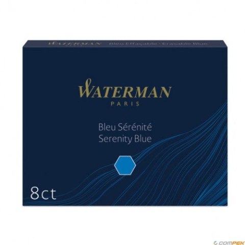 Naboje standard WATERMAN (8szt.) niebieski floryda, S0110860
