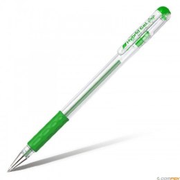 Długopis żelowy 0,6mm zielony K116-D PENTEL - HYBRID GEL GRIP