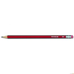 Ołówek techniczny z gumką 3H (12) TITANUM 83721 (X)