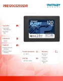 Dysk SSD 120GB Burst Elite 450/320MB/s SATA III 2.5