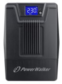 Zasilacz awaryjny UPS POWERWALKER LINE-INTERACTIVE 800VA SCL 2X PL 230V, RJ11/45 IN/OUT, USB, LCD