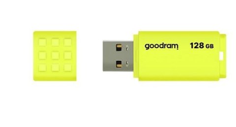 Pendrive UME2 128GB USB 2.0 żółty Pendrive UME2 128GB USB 2.0 żółty