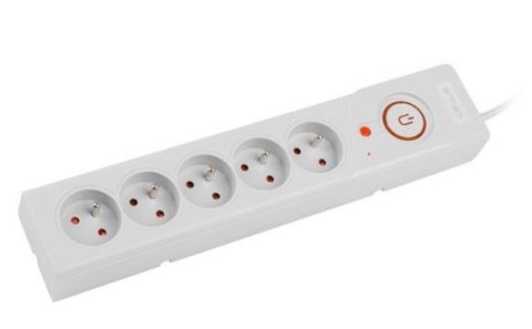 Listwa zasilająca Z5 5m 5x230V 10A Z5/50/SZ szara Listwa zasilająca Z5 5m 5x230V 10A Z5/50/SZ szara