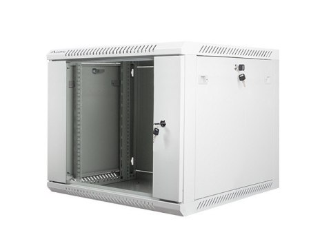 Szafa instalacyjna wisząca 19'' 9U 600X600mm szara (drzwi szklane) Szafa instalacyjna wisząca 19'' 9U 600X600mm szara (drzwi szklane)