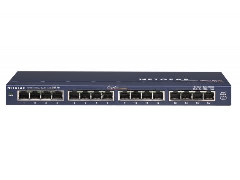 Switch Unmanaged Plus 16xGE - GS116GE Switch Unmanaged Plus 16xGE - GS116GE