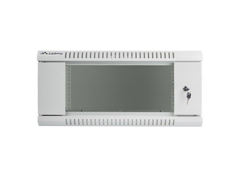 Szafa instalacyjna wisząca 19'' 4U 600X450mm szara (drzwi szklane) Szafa instalacyjna wisząca 19'' 4U 600X450mm szara (drzwi szklane)