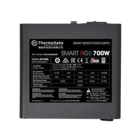 Smart 700W RGB (80+ 230V EU, 2xPEG, 120mm, Single Rail) Smart 700W RGB (80+ 230V EU, 2xPEG, 120mm, Single Rail)