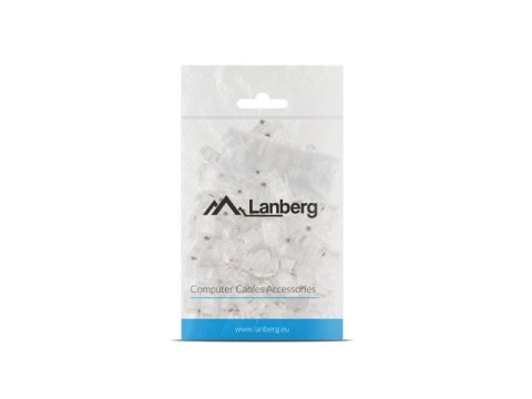 Wtyk sieciowy RJ45 8P8C kat.6 UTP (100szt) z prowadnicą do linki i do drutu Wtyk sieciowy RJ45 8P8C kat.6 UTP (100szt) z prowadnicą do linki i do drutu