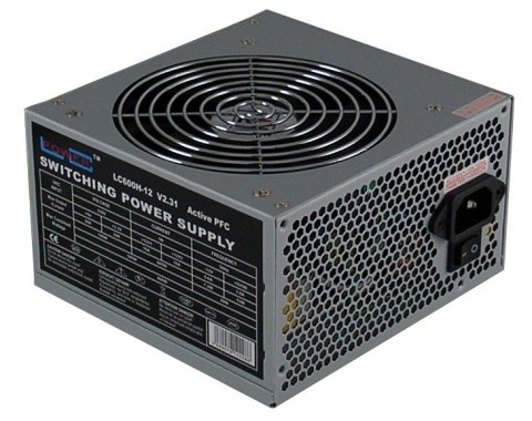 ZASILACZ 600W LC600H-12 V2.31 120mm 4x SATA 2x PATA 2x PCIe Active PFC ZASILACZ 600W LC600H-12 V2.31 120mm 4x SATA 2x PATA 2x PCIe Active PFC