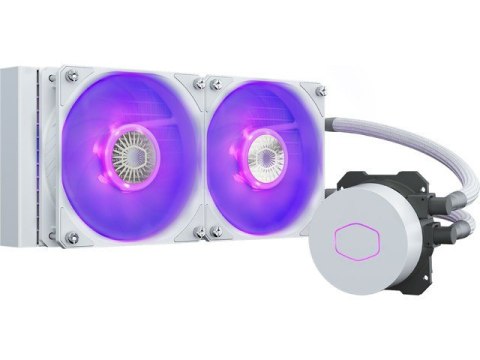 Chłodzenie wodne MasterLiquid Lite ML240L RGB V2 białe Chłodzenie wodne MasterLiquid Lite ML240L RGB V2 białe