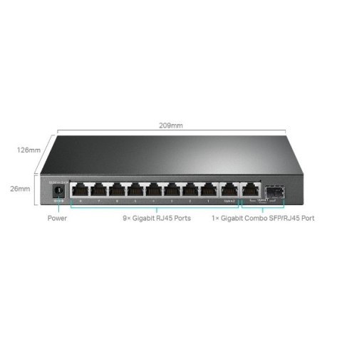 Switch SG1210MPE Smart 8GE PoE+ 1GE 1SFP Switch SG1210MPE Smart 8GE PoE+ 1GE 1SFP