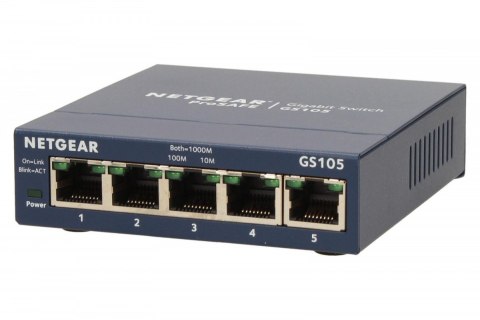 Switch Unmanaged Plus 5xGE - GS105GE Switch Unmanaged Plus 5xGE - GS105GE