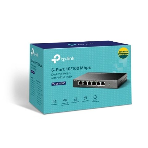 Przełącznik SF1006P 6xFE (4xPoE+) Przełącznik SF1006P 6xFE (4xPoE+)