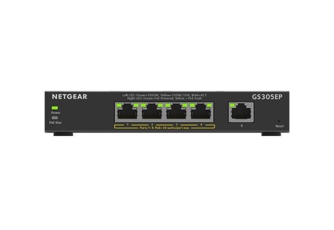 Przełącznik GS305EP 5x1GE (4xPoE+) Przełącznik GS305EP 5x1GE (4xPoE+)