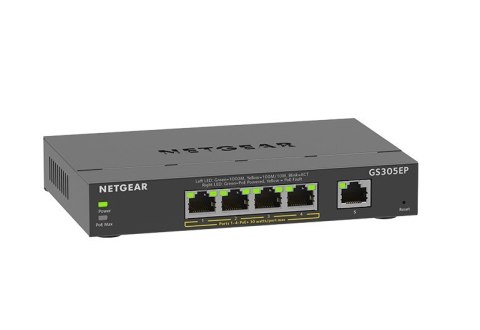 Przełącznik GS305EP 5x1GE (4xPoE+) Przełącznik GS305EP 5x1GE (4xPoE+)