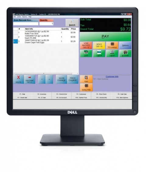Monitor E1715S 17 cali LCD TN (1280x1024)/5:4/VGA/DP/3Y PPG Monitor E1715S 17 cali LCD TN (1280x1024)/5:4/VGA/DP/3Y PPG