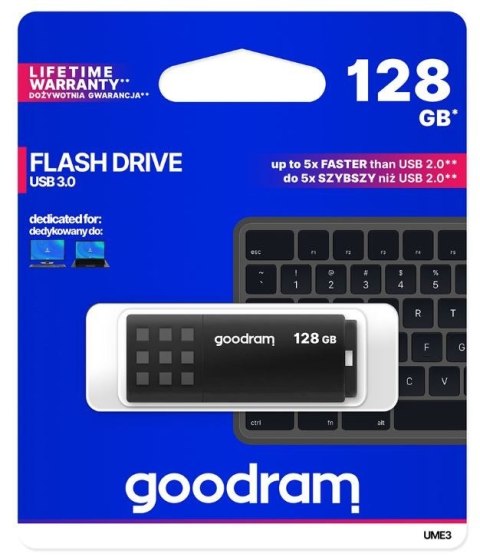 Pendrive UME3 128GB USB 3.0 Czarny Pendrive UME3 128GB USB 3.0 Czarny