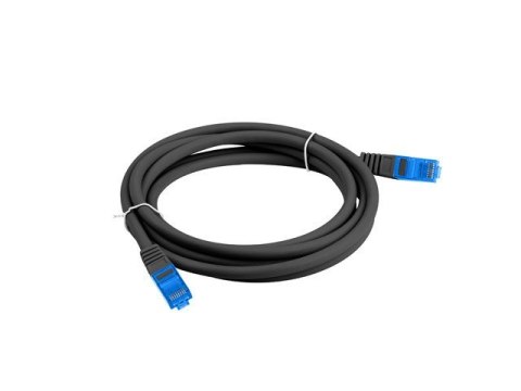 Patchcord kat.6a S/FTP CCA 5.0m Czarny Patchcord kat.6a S/FTP CCA 5.0m Czarny