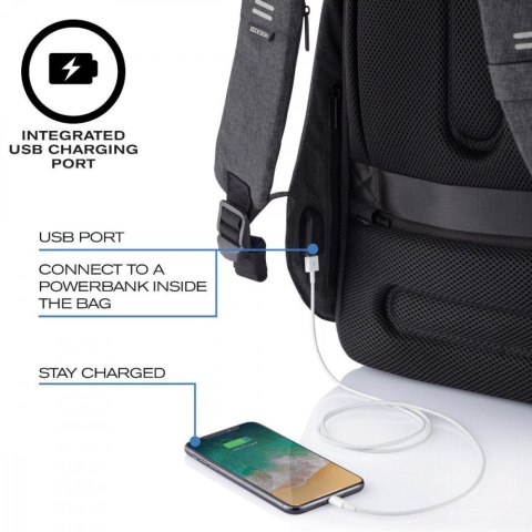 Plecak antykradzieżowy BOBBY HERO XL BLACK Plecak antykradzieżowy BOBBY HERO XL BLACK