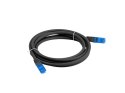 Patchcord kat.6a S/FTP CCA 0.5m Czarny