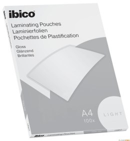 Folia do laminacji IBICO, A4, 75 mic., przezroczysta, błysk, 100 szt., 627308