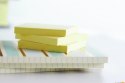 Bloczek samoprzylepny POST-IT (654CY-VP20), 76x76mm, (16+4)x100 kart., żółte, 4 bloczki GRATIS