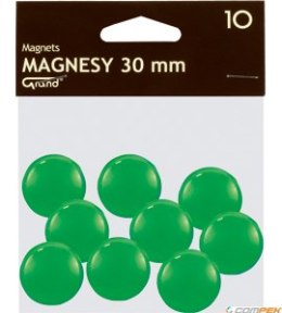 Magnes 30mm GRAND, zielony, 10 szt 130-1697