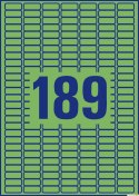 Etykiety zielone L6049-20 25,4 x 10 20 ark Usuwalne, Avery Zweckform (X)