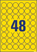 Etykiety Heavy Duty L6128-20 Q30 żółte 20 ark. poliestrowe Avery Zweckform (X)