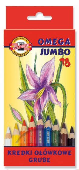 Kredki Omega Jumbo 3373-18 kolorów Koh-i-Noor (X)