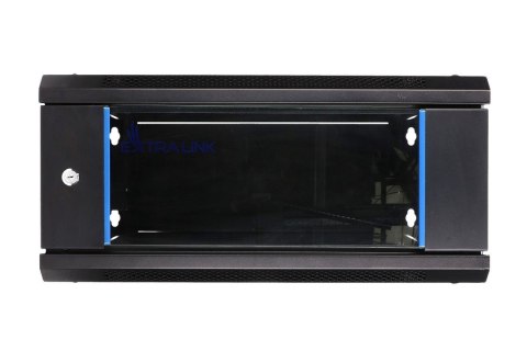 Szafka wisząca rack 4U 600x600 czarna szklane drzwi Szafka wisząca rack 4U 600x600 czarna szklane drzwi