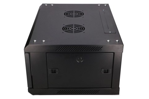 Szafka wisząca rack 4U 600x600 czarna szklane drzwi Szafka wisząca rack 4U 600x600 czarna szklane drzwi