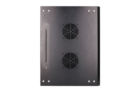 Szafka wisząca rack 4U 600x600 czarna szklane drzwi Szafka wisząca rack 4U 600x600 czarna szklane drzwi