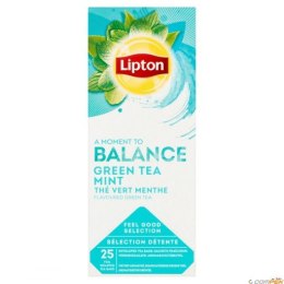 Herbata LIPTON BALANCE Green Tea Mint (25 kopert fol.)