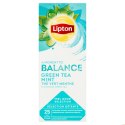 Herbata LIPTON BALANCE Green Tea Mint (25 kopert fol.)