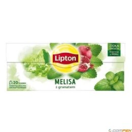 Herbata LIPTON MELISA Z GRANATEM 20t ziołowa
