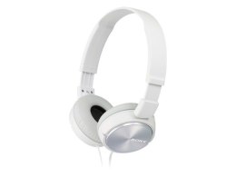 Słuchawki Hands-free, mikrofon MDR-ZX310AP białe