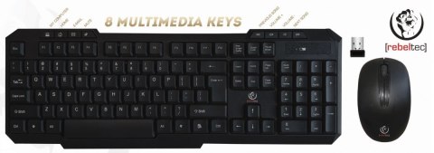 Zestaw bezprzewodowy multimedialny klawiatura+mysz Vortex Zestaw bezprzewodowy multimedialny klawiatura+mysz Vortex