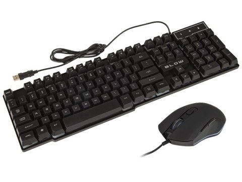 Zestaw gamingowy Klawiatura + mysz Zestaw gamingowy Klawiatura + mysz