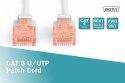 Patch cord U/UTP kat.6 PVC 0,5m szary